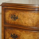 Vintage Walnut Burr Commode Serpentine Bevan Funnell