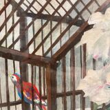 Peinture à la gouache vintage