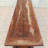 20th century walnut farmhouse table