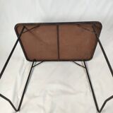 Table de camping vintage bleu
