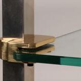 Peter Ghyczy 1970 corner cabinet – iconic stainless steel & aluminum model R16