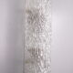 Elongated wall lamp by Kaiser Leuchten with bubble glass 1960s