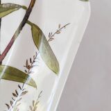 Antique 10" octagonal plate foliage bird Mintons ESSEX BIRDS 1880