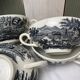 5 bols à oreilles en porcelaine Wedgwood modèle "Lugano"