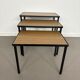 Vintage Artimeta Sidetables with reversibel top sixties