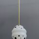 White with black dots pendant lamp 1960s
