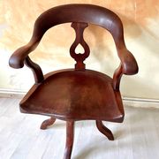 Sailor's armchair in swivel teak