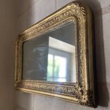 Old golden mirror