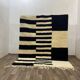 Off-white Moroccan rug with geometric patterns, 250cm x 150cm