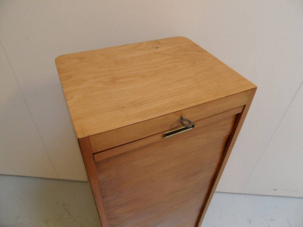 Vintage filing cabinet with roller shutter