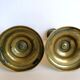 Pair of brass candlesticks