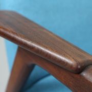 Set of 2 Danish Lounge Chairs with matching Ottoman by Yngve Ekström for Pastoe, 1960s