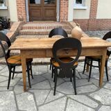 Old oak farm table 153cm