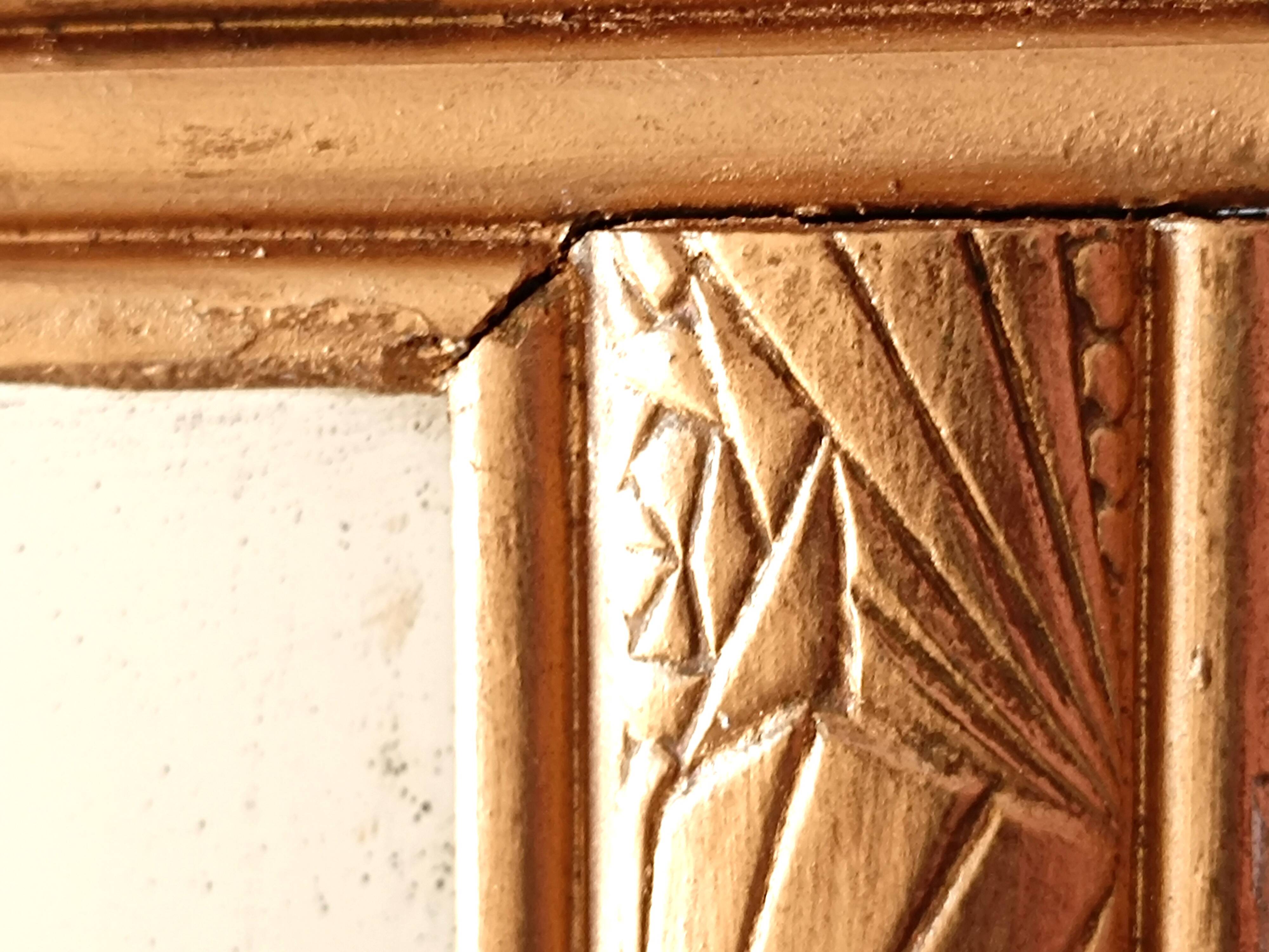 Miroir rectangulaire, années 50