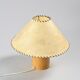 Table lamp in solid pine, French craftsmanship, 1970s.