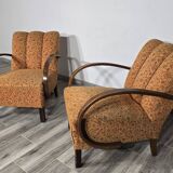 Set of Vintage Armchairs by Jindrich Halabala, 1940s