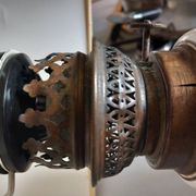 Lampe ancienne en faïence d'art de Rodez