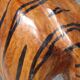 Genuine leather animal, tiger measuring 58 cm.