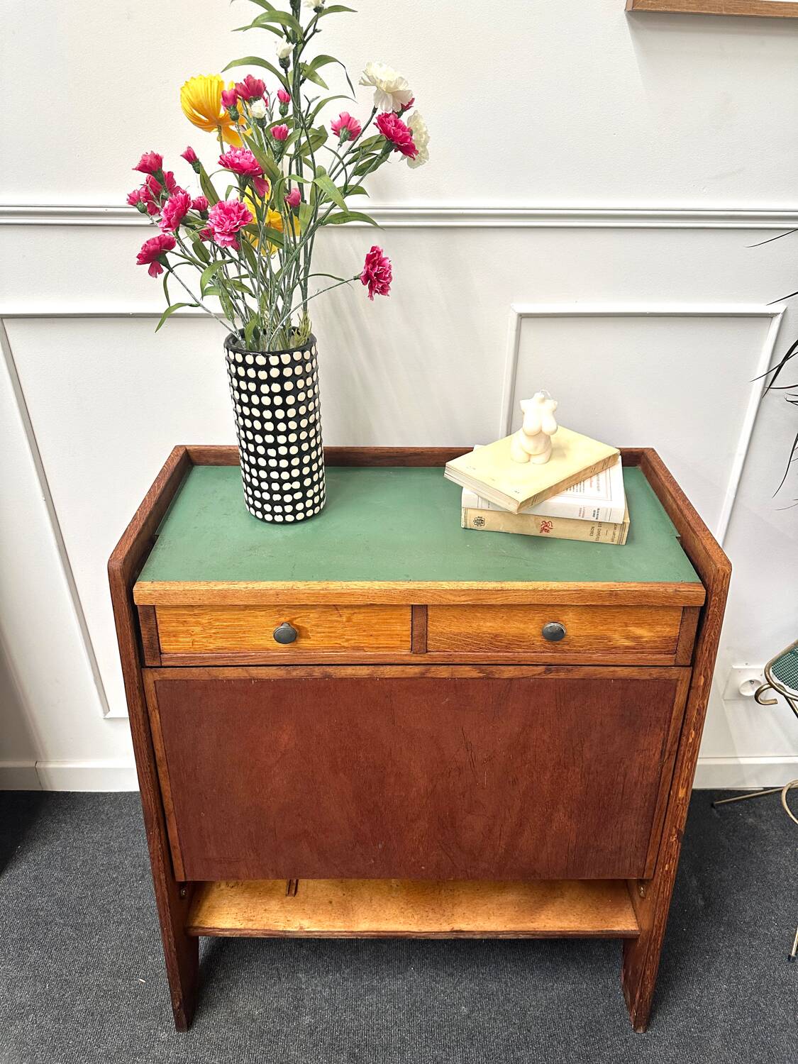 Meuble secrétaire style Raclem