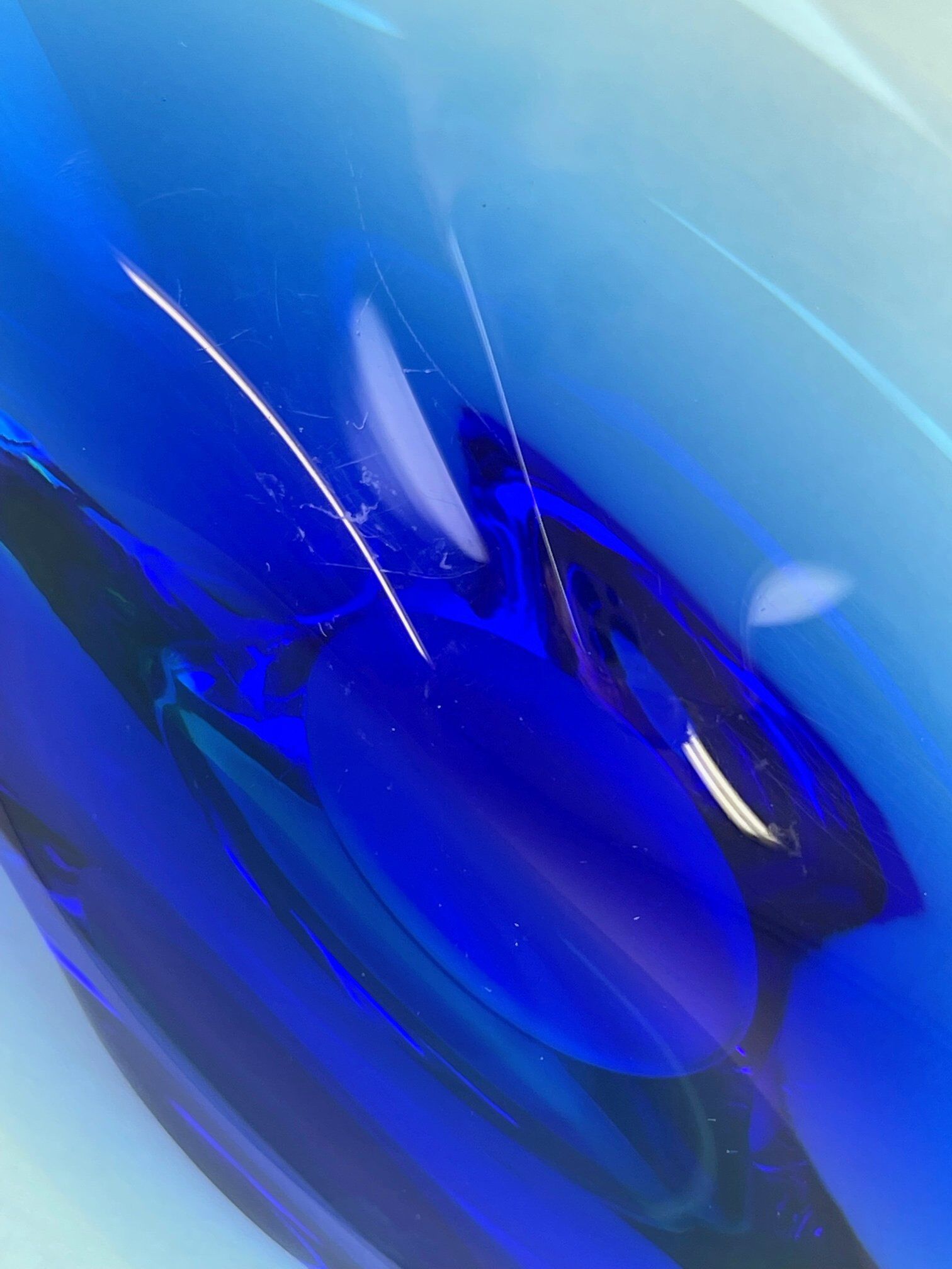 Art Glass Bowl by Miloslav Klinger, 1960's