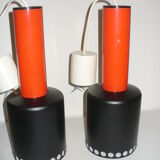 Pair of hanging lamps from the 70s