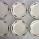 6 assiettes à dessert vintage décor main Villeroy & Boch