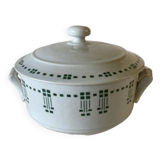 Small vegetable bowl / casserole dish Sainte Uze - Art Deco