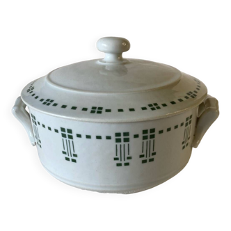 Small vegetable dish / casserole dish Sainte Uze - Art Deco