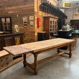 Early 20th century oak farmhouse table
