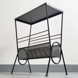 Table d'appoint porte-revues vintage 1950