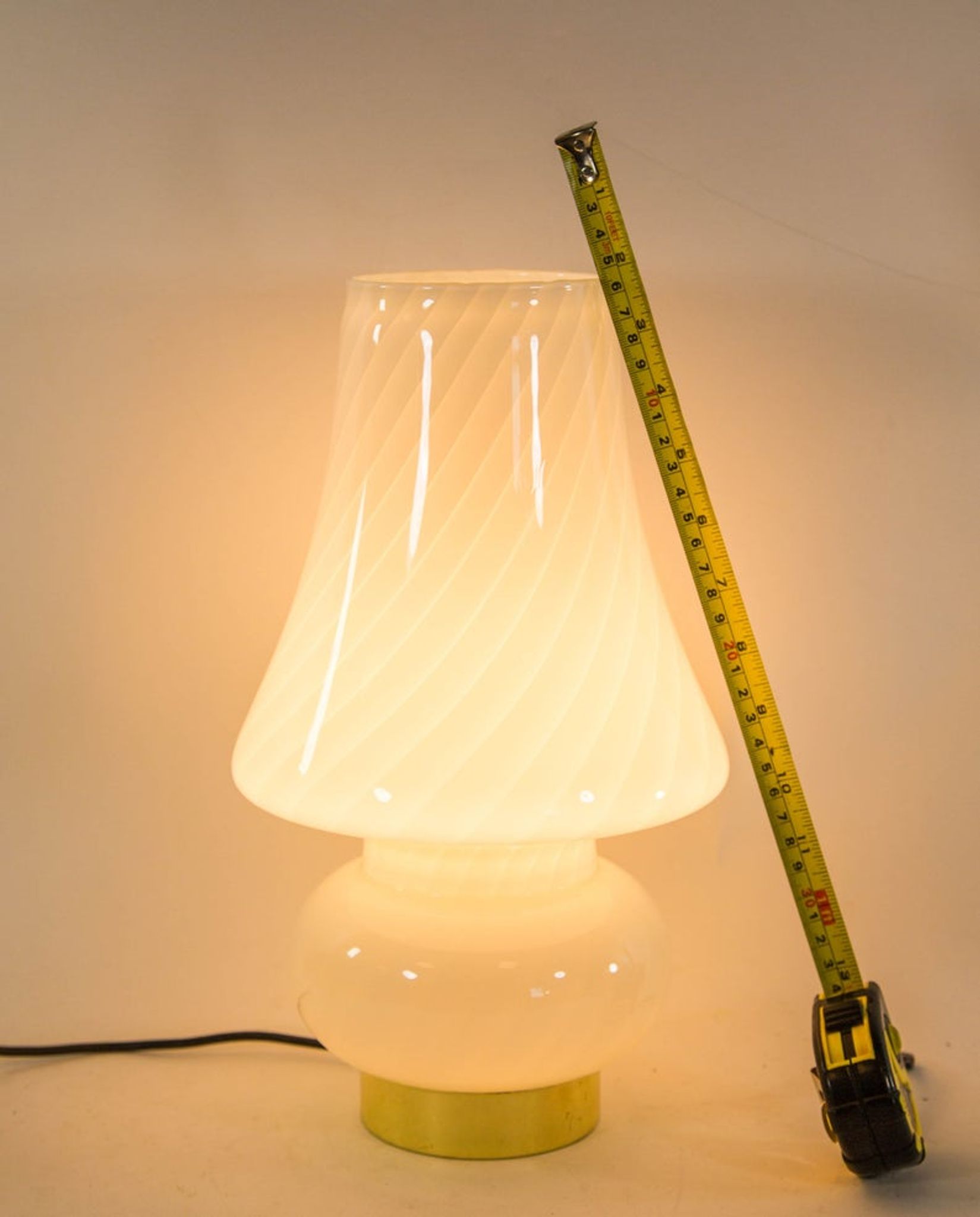Lampe champignon Murano Vetri années 60
