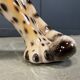Large Italian ceramic leopard statue, 1960s