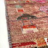 Tapis berbère marocain Boujaad coloré 2,57x1,65m