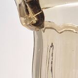 Straw-Colored Glass Pitcher Vase Ascribable to Vittorio Zecchin, Italy