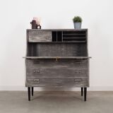 Secrétaire en frêne, design danois, années 1960, designer : Børge Mogensen, fabricant : Søborg Møbler