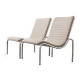 Kho Liang Ie Pair of Lounge Chairs for Stabin 1960s