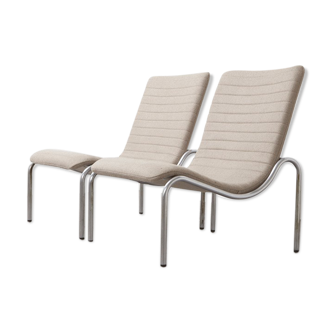 Kho Liang Ie Pair of Lounge Chairs for Stabin 1960s