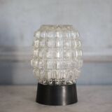 Vintage lamp, RZB Leuchten ceiling light in pineapple-shaped glass
