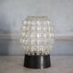 Vintage lamp, RZB Leuchten ceiling light in pineapple-shaped glass