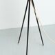 Tripod with pleated plastic shade, 1950s