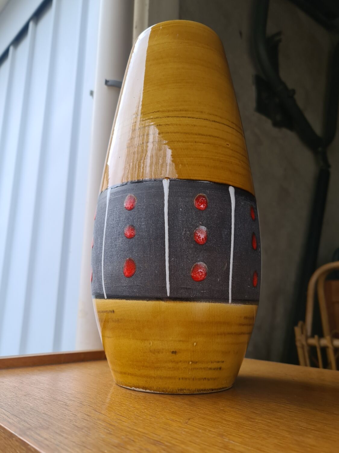 German Vase Scheurich ceramic Western Germany