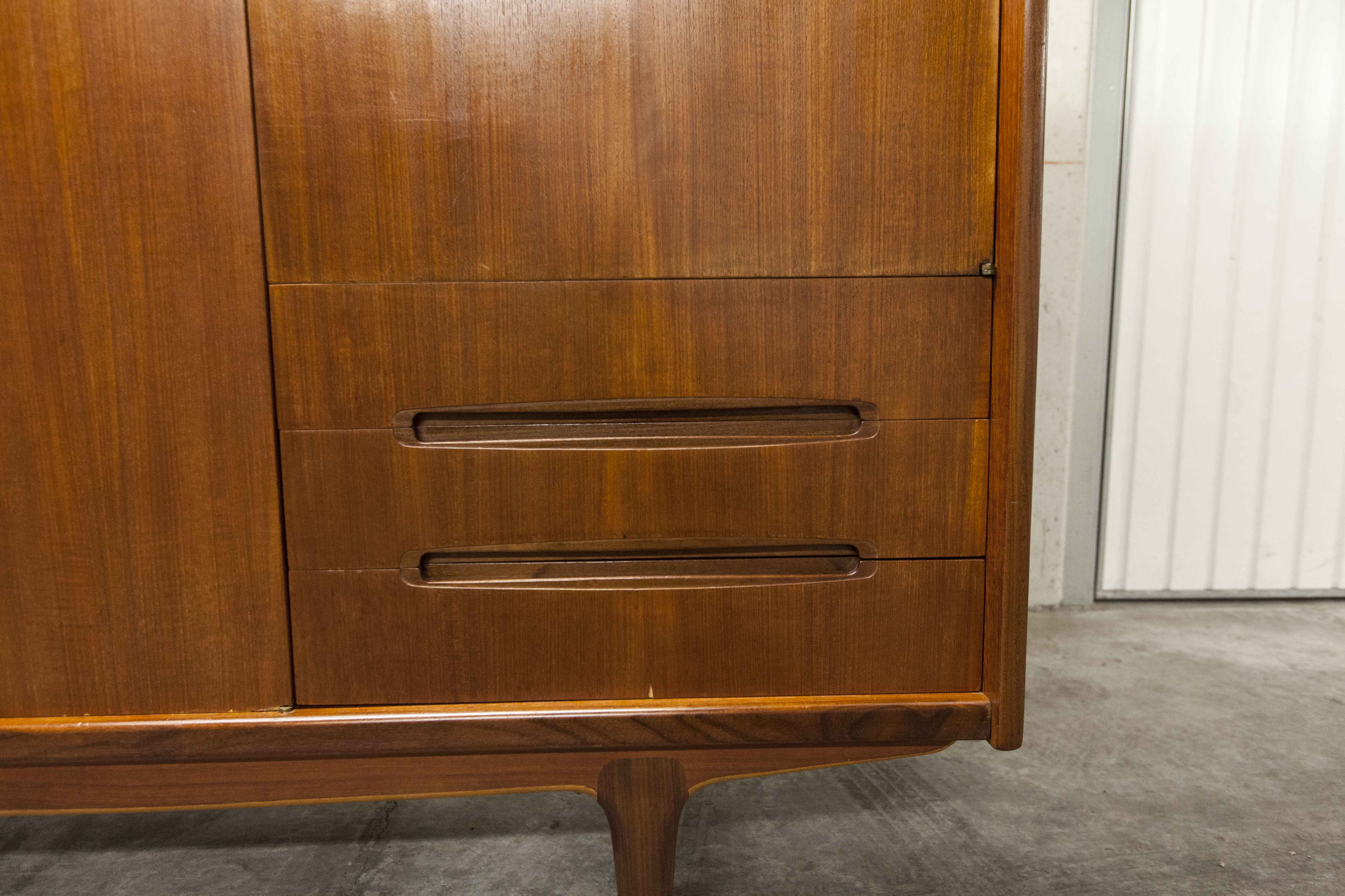 Scandinavian wardrobe 1960 Simat teak