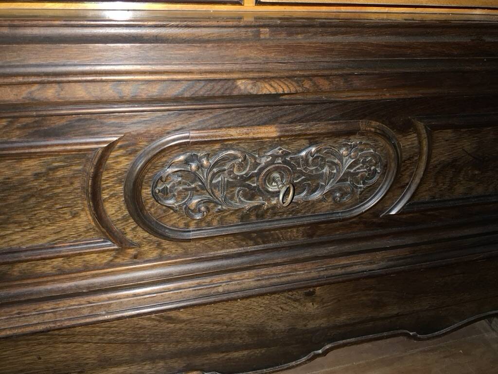 Bibliothèque-vitrine ancienne – Style néo-Renaissance / Henri II – XIXᵉ siè
