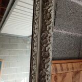 Old patinated mirror 86 X 62 cm