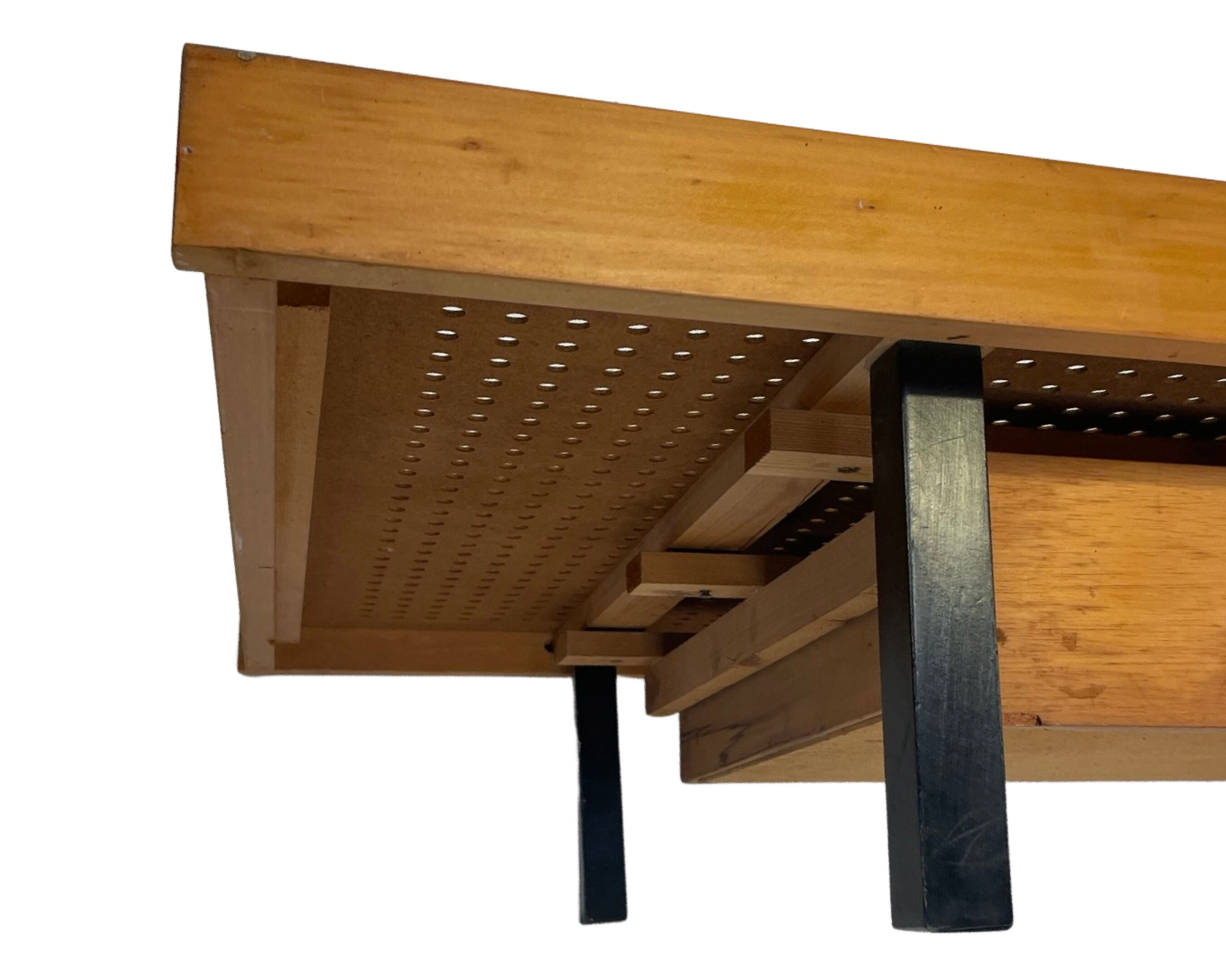 Vintage wooden bed with drawers, Netherlands, 1960 design Daybed