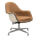 Chaise Eames à coussin libre EC176 Herman Miller années 1970