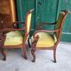 Pair of armchairs with mahogany restoration of the XlX th century