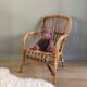 Vintage rattan chair for children
