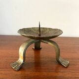 Vintage wrought iron candle holders from the 70s
