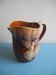 vintage Rhoda ceramic pitcher/jug, fat lava